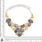 Stingray Coral Citrine Pearl Necklace Bracelet Dangle Earrings SET1158