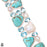 Dragon Skin Turquoise Nugget Moonstone Silver Earrings Bracelet Necklace Set SET1225
