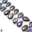 Canadian Blue Fire Labradorite Silver Earrings Bracelet Necklace Set SET1165