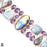 Larimar Labradorite Amethyst Silver Earrings Bracelet Necklace Set SET1234