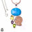 Sleeping Beauty Turquoise Ammonite Pendant & 3MM Italian Chain P10023