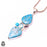 Royston Turquoise Pendant & 3MM Italian Chain P9993