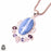 Prime Grade Owyhee Opal Pendant & 3MM Italian Chain P10001