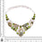 Imperial Jasper Peridot Moonstone Necklace Bracelet Earrings SET1150