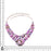 Sugilite Purpurite Amethyst Silver Earrings Bracelet Necklace Set SET1184
