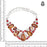 Chervon Amethyst Amethyst Bracelet Necklace Dangle SET1097