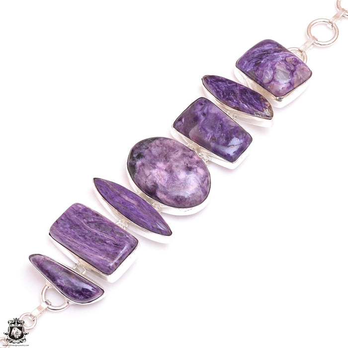 Lavender Hue! Charoite Genuine Gemstone Bracelet B4565