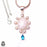 Moonstone Pearl Pendant & 3MM Italian Chain P10018