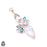 Larimar Aquamarine Pearl Pendant & 3MM Italian Chain P9693