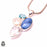 Owyhee Opal Clear Topaz Pearl Pendant & 3MM Italian Chain P10029