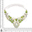 Washington Serpentine Peridot Necklace Bracelet Earrings SET1154