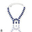 Ceylon Sapphire Squash Blossom Statement Necklace BN13