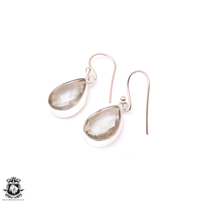 Prasiolite Dangle & Drop Earrings 925 Solid (Nickel Free) Sterling Silver Earrings WHOLESALE price / Made in Canada Minimalist Earrings ER18