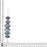 Blue Canadian Labradorite Genuine Gemstone Silver Bracelet B4608