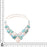 Blue Ridge Turquoise Nugget Silver Earrings Bracelet Necklace Set SET1221