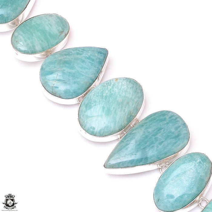 Neutral Colors! Amazonite Genuine Gemstone Bracelet B4543