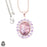 Lilac Charoite Amethyst Pendant & 3MM Italian Chain P9624