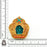 3 Inch GREEN TARA Turquoise Coral Tibetan Ghau WINDOW Prayer Box Pendant Np48