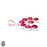 Kashmir Ruby Native Squash Blossom Pendant & 3MM Italian Chain P10068