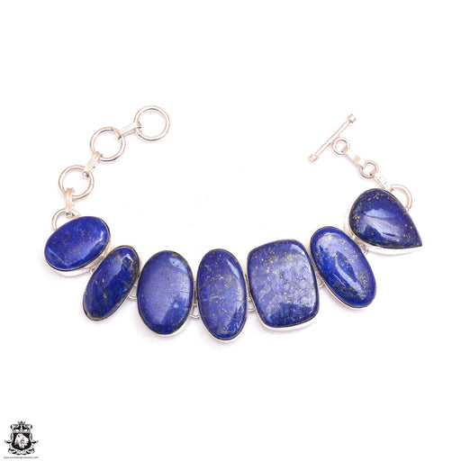 Superb! Lapis Lazuli Genuine Gemstone Bracelet B4573