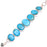 Nevada mined Blue Moon Turquoise Genuine Gemstone Bracelet B4535