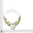 Kammererite Moonstone Peridot Silver Earrings Bracelet Necklace Set SET1186