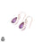 Amethyst Dangle & Drop Earrings 925 Solid (Nickel Free) Sterling Silver Earrings WHOLESALE price / Made in Canada Minimalist Earrings ER10