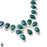 Ceylon Emerald Squash Blossom Statement Necklace BN11