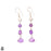 Auralite 23 Trapiche Amethyst Super 7 Silver Earrings Bracelet Necklace Set SET1178