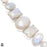 Rainbow Moonstone Genuine Gemstone Bracelet B4523