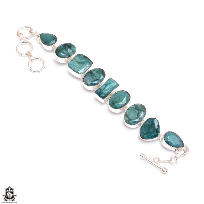 Sri-Lankan Emerald Unique Shaped Genuine Gemstone Bracelet