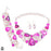 Rose Quartz Pearl Dendritic Opal Rose Quartz Necklace SET1132