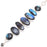 Canadian Blue Labradorite Genuine Gemstone Bracelet B4488
