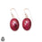 Ruby Dangle & Drop Earrings 925 Solid (Nickel Free) Sterling Silver Earrings WHOLESALE price / Made in Canada Minimalist Earrings ER14