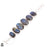 Blue Canadian Labradorite Genuine Gemstone Silver Bracelet B4608