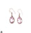 Ruby Zoisite Moonstone Rose Quartz Bracelet Necklace Earrings SET1113