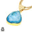 Geode 24K Gold Plated Pendant  GPH856