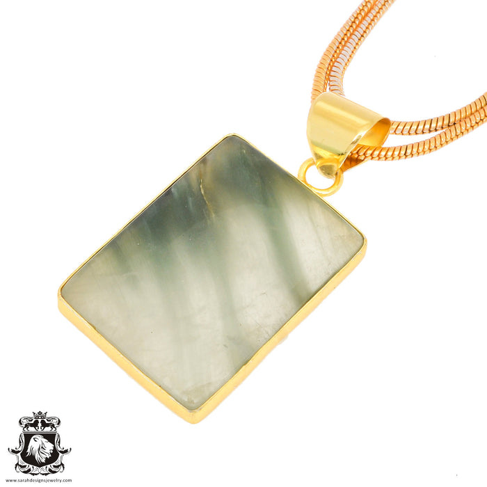 Serpentine 24K Gold Plated Pendant  GPH1431