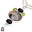 Dendritic Opal Pendant & Chain P7849