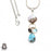 Turquoise Pendant & Chain P9312