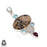 Dendritic Opal Moonstone Pendant & Chain P7828