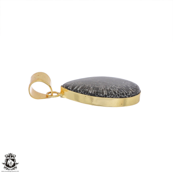 Stingray Coral 24K Gold Plated Pendant  GPH1127