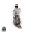 Twerking Mermaid  Carving Silver Pendant & Chain N110