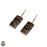 2 Inch Stromatolite 925 SOLID Sterling Silver Leverback Earrings E165