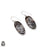 Utah Porcelain Jasper 925 SOLID Sterling Silver Hook Dangle Earrings E327