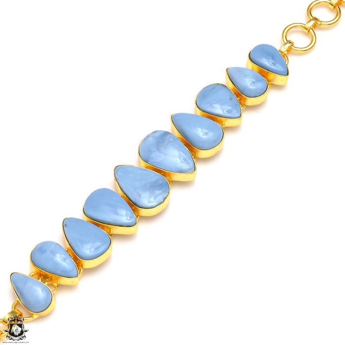 Oregon Owyhee Blue Opal Gold Plated Bracelet GB145