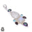 Moonstone Pendant & Chain P7924