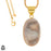 Sardonyx 24K Gold Plated Pendant  GPH1034