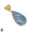 Owyhee Blue Opal 24K Gold Plated Pendant  GPH1066