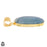 Owyhee Blue Opal 24K Gold Plated Pendant  GPH1060